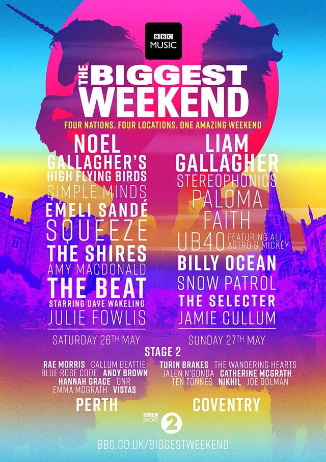 BBC Music - Biggest Weekend - The Biggest Weekend - Radio 2 in Perth ...