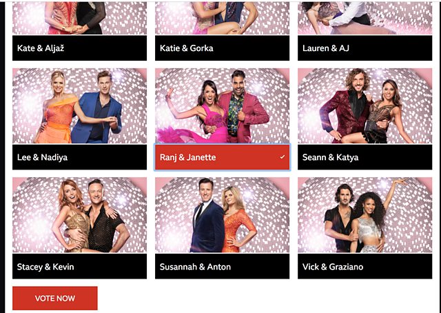 BBC One - Strictly Come Dancing - Voting Info