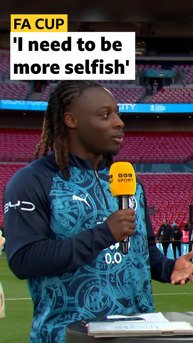 Jeremy Doku wants to score more goals for Manchester City - BBC Sport