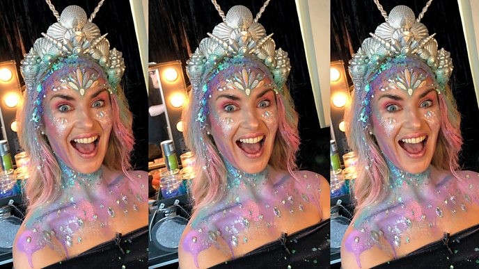 How to do mermaid makeup BBC Newsround