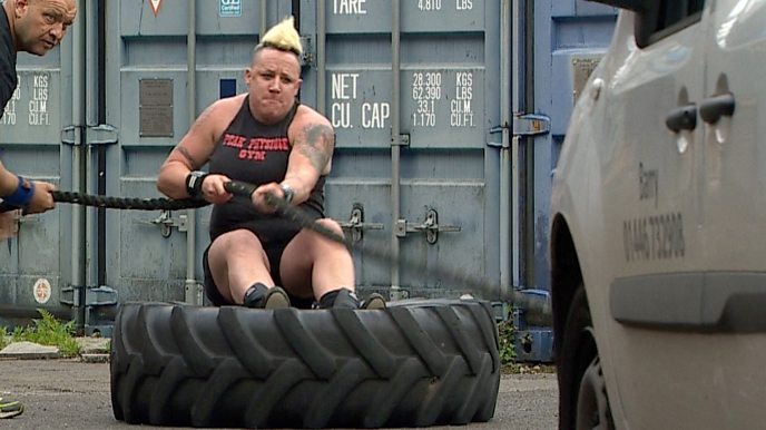 The Welsh IT sales worker who's the strongest woman in the world