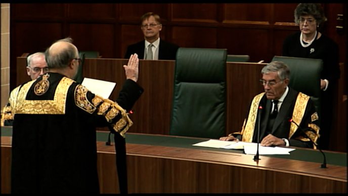 Parliament House Of Lords Supreme Court BBC Archive 2009: Supreme