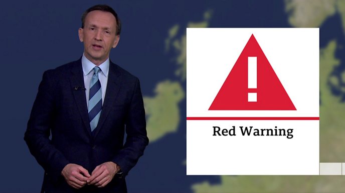 fløjte Anmeldelse Bliv oppe What does a red weather warning mean? - BBC News
