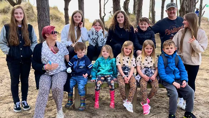 Sullivan family from Lossiemouth welcome baby Florence into family of 14
