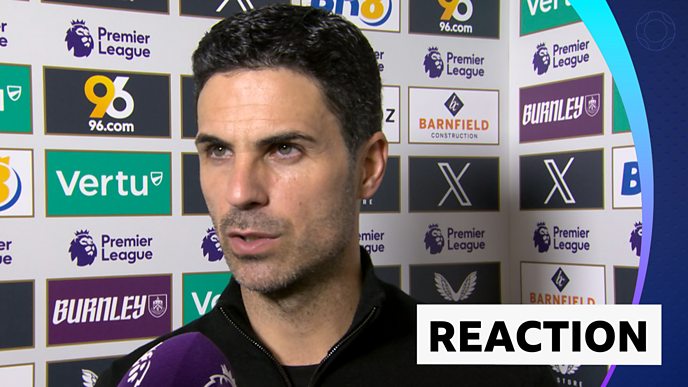 Burnley 0-2 Arsenal: Mikel Arteta post-match reaction BBC Sport
