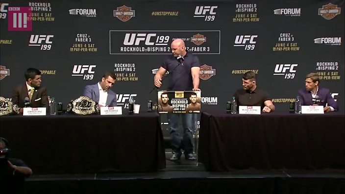 UFC 199: was this the most entertaining press conference ever? - BBC Three