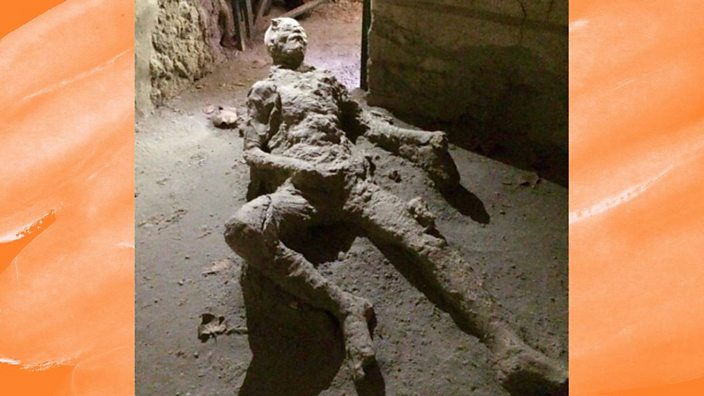 Pompeii masturbating man