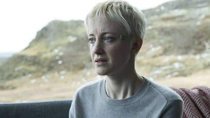 Andrea Riseborough in Black Mirror episode Crocodile