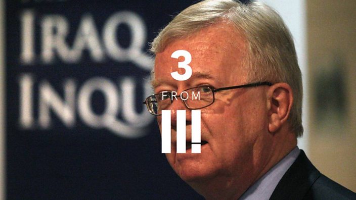 The long awaited Chilcot report is out today in Wednesday's 3 From ...