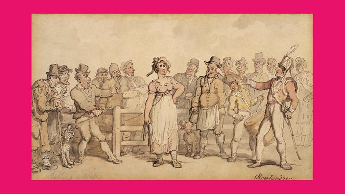 Selling A Wife by Thomas Rowlandson