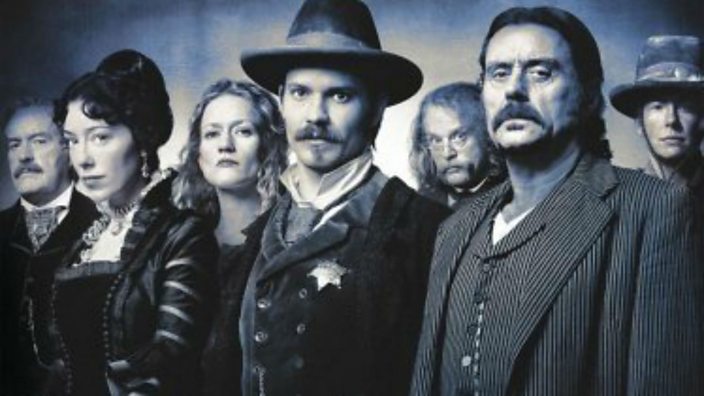 The cast of Deadwood