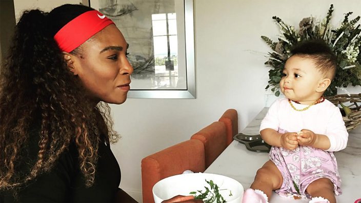 Image result for Serena Williams and her daughter