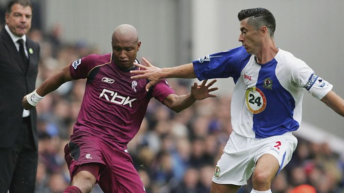 El Hadji Diouf and Robert Lewandowski 