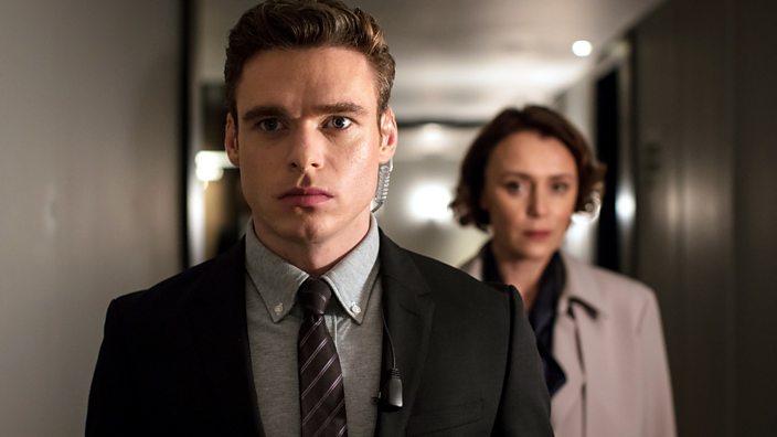 Richard Madden and Keely Hawes in Bodyguard