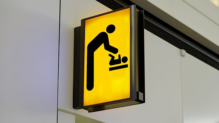 Baby changing tables in men's clearance bathrooms