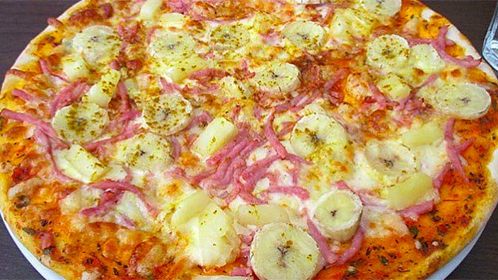 Bilderesultater for banana pizza