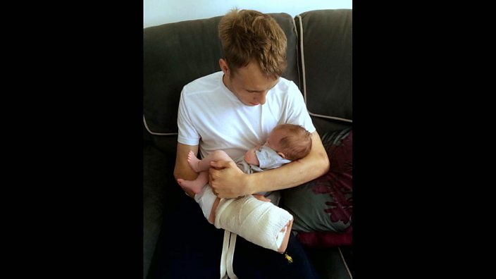 Alex with baby Iris