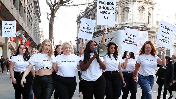 Plus-Size Models Staged a Protest During London Fashion Week