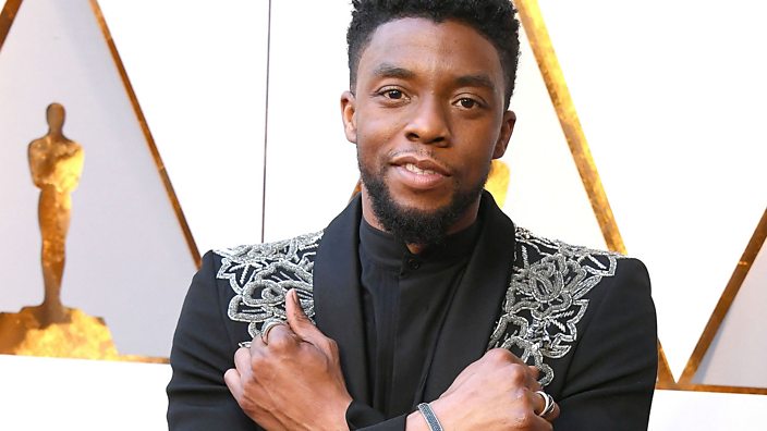 Chadwick Boseman at the 2018 Academy Awards