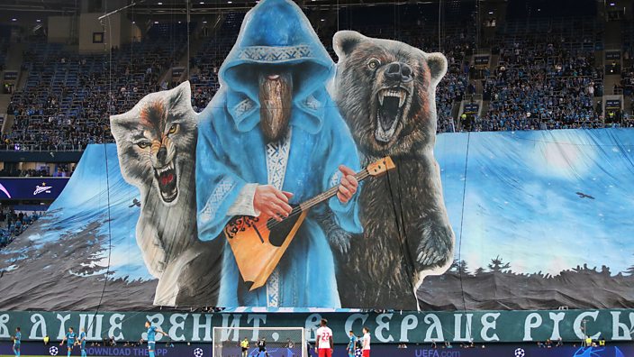 Zenit St. Petersburg tifo