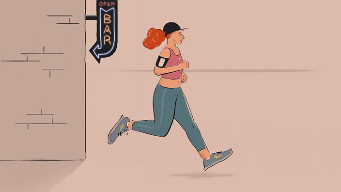 Woman running