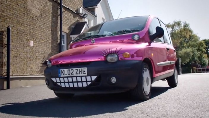 The tricked-out Fiat Multipla