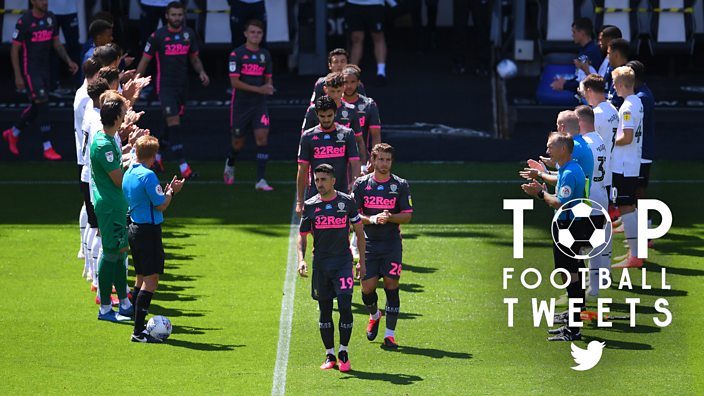 Derby County give Leeds United guard of honour