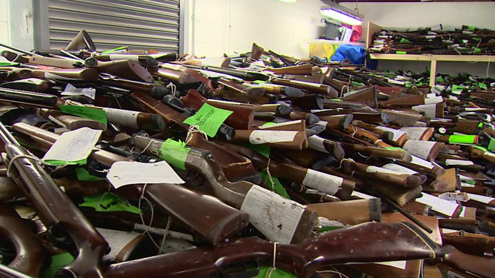 Thousands Of Air Weapons Surrendered During Amnesty Bbc News