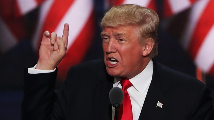 Us Election Donald Trump Promises A Safer America Bbc News 