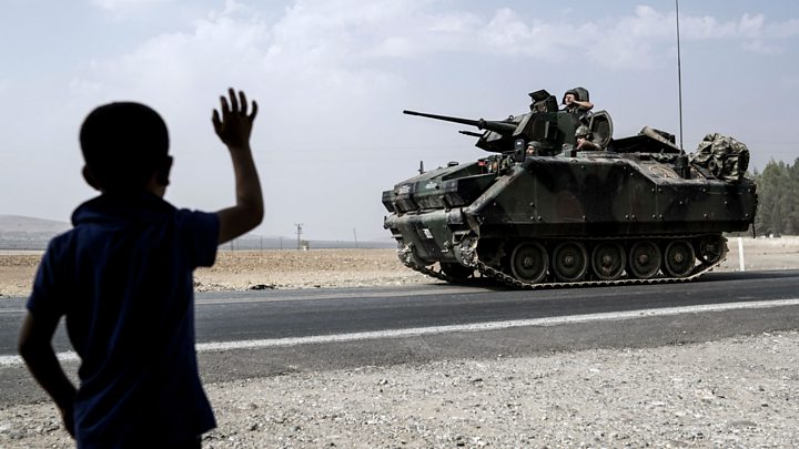 Syria War Us Warns Over Turkish Kurdish Violence Bbc News