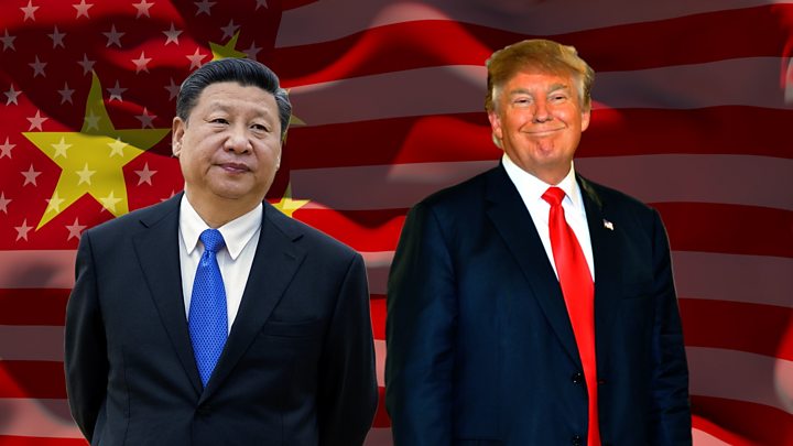 Trump hails 'tremendous' progress in talks with China's Xi - BBC News