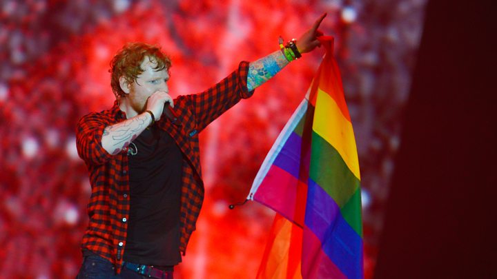 Resultado de imagen para ed sheeran gay flag