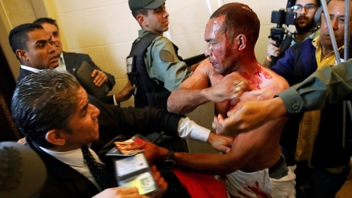 Image result for Venezuela National Assembly stormed by Maduro supporters