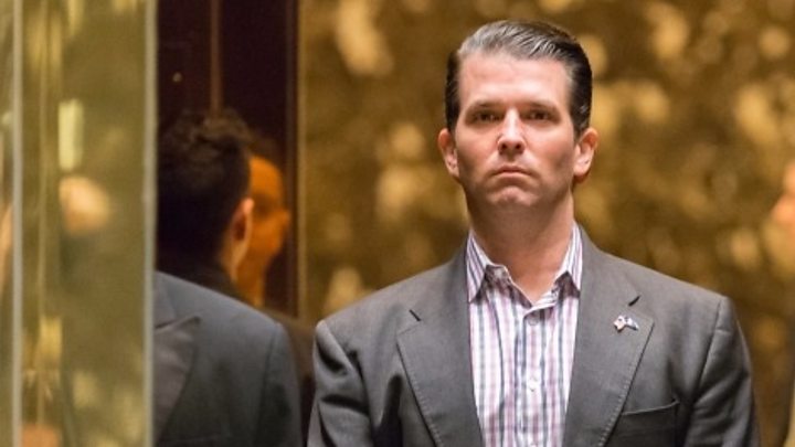 Trump 'didn't know about son's Russia meeting' 10 p058fw1z