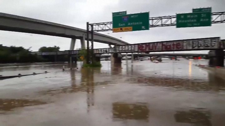 Storm Harvey Up To 2000 Rescued As Houston Hit By Catastrophic 