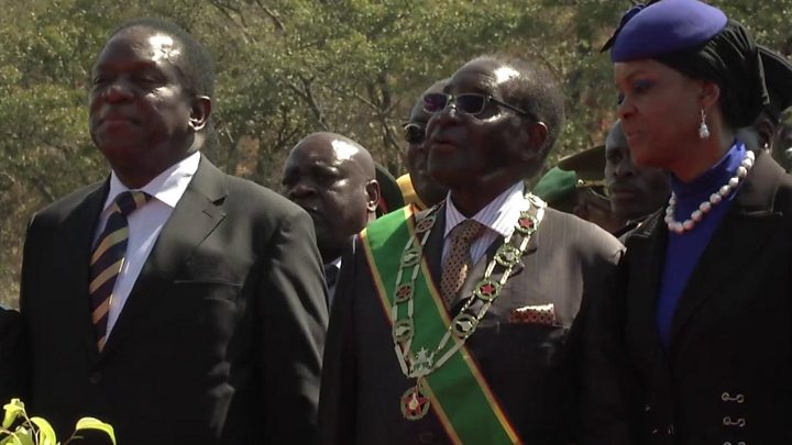 Media playback is unsupported on your device La gaffe de trop qui contraint Mugabe à une sortie par la petite porte