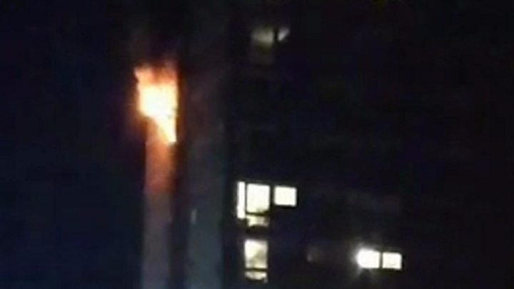 Huge fire tears through United Kingdom block of high rise flats Huge fire tears through United Kingdom block of high rise flats