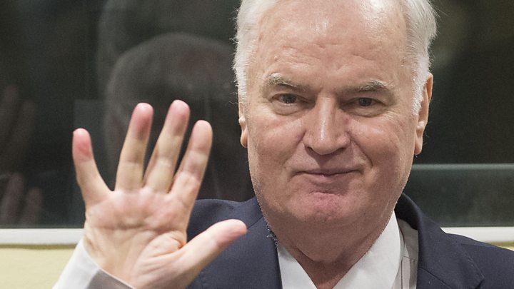 Ratko Mladic Jailed For Life Over Bosnia War Genocide Bbc News