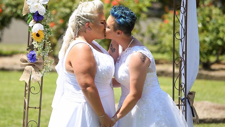 Australia Same Sex Marriage Midnight Vows Mark Historic Day Bbc News 6927