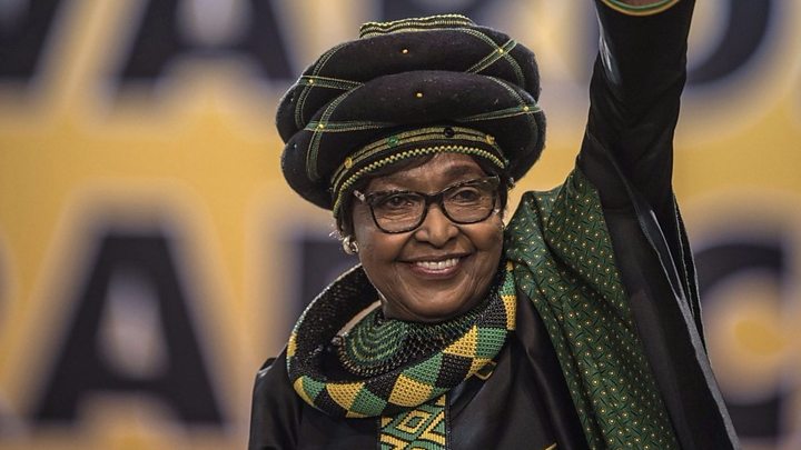 Image result for Winnie Madikizela-Mandela: Anti-apartheid campaigner dies at 81