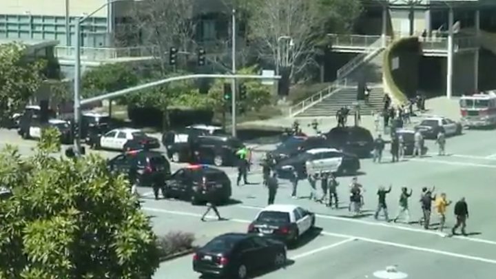 Youtube Shooting Three Shot At California Hq Female Suspect Dead Bbc News