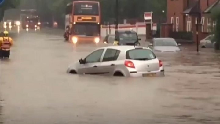 Image result for Images of Birmingham floods yesterday