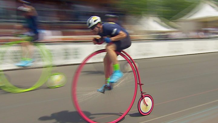 a penny farthing