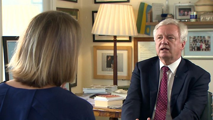 David Davis explains why he resigned