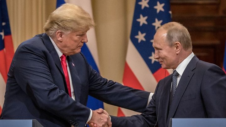 Trump-Putin summit: US president under fire over poll meddling ...