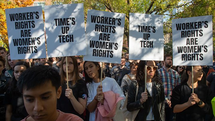 Google staff walk out over women's treatment