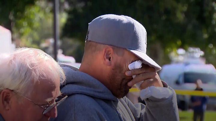 Thousand Oaks Las Vegas Shooting Survivor Among Dead Bbc News 