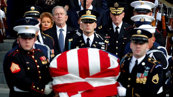 Image result for george bush funeral