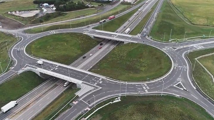 Pivotal Stretch Of Delayed £1bn Aberdeen Bypass Opens - BBC News