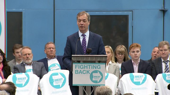 Nigel Farage launches Brexit Party ahead of European elections